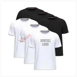 100% Cotton Jersey Solid Casual <b>Short</b> <b>Sleeve</b> S to 5XL O-neck Custom Design OEM Logo <b>Men</b> Plain Blank <b>White</b> T-<b>Shirts</b> - Product Image 6