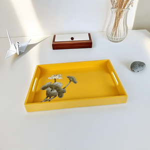 Bandeja Rústica de Lacado Ecológico de Vietnam, Artesanía Vietnamita, Acabado Brillante de Lujo para Decoración de Interiores Modernos, la Mejor Opción para la Cocina - Product Image 4