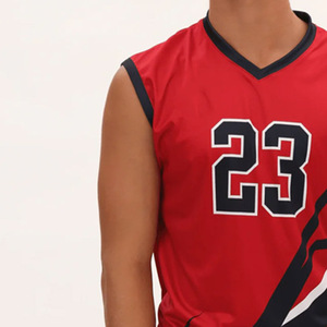 Uniforme de voleibol de diseño personalizado profesional último estilo con técnicas impresas conjuntos personalizados - Product Image 3