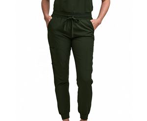 Ensemble de blouses médicales personnalisées pour hommes et femmes, haut de blouse moderne à col en V et pantalon de blouse avec poches, anti-plis - Product Image 1