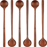 Mini cuillère petite cuillère à café en bois servant des ustensiles en bois pour la cuisson des condiments cuillères à miel pour un usage quotidien par glowin fashion
