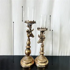 Porte-bougie en bambou fait main de qualité supérieure pour les collections de boutiques à domicile, pièce maîtresse pour la table à manger de Noël, banquet - Product Image 5