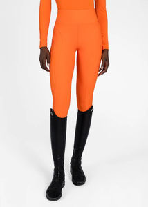 Collants d'équitation personnalisés pour femmes, avec panneau en maille et assise en silicone, leggings de performance en spandex, design sur mesure - Product Image 4