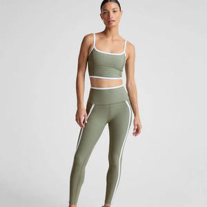 Offre Spéciale femmes vêtements de Yoga vêtements de sport de haute qualité actif taille haute pantalon Fitness sport soutien-gorge Gym Yoga ensembles Leggings pour les femmes - Product Image 1