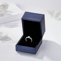 Bagues personnalisées Fabricant de bagues en argent sterling S925 Bague en opale naturelle Bague de luxe à la mode pour femmes