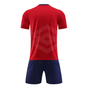 2024 conjunto de camisetas de fútbol con logotipo personalizado estilo camiseta de fútbol en blanco para hombres uniforme de equipo estampado ropa de fútbol - Product Image 4