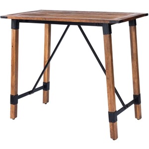 Modern <b>4</b>-Seater <b>Dining</b> Table <b>Set</b> with Comfortable <b>Chairs</b> Mango Wood & Iron Frame Waterproof Design Luxury Bedroom Furniture - Product Image 4