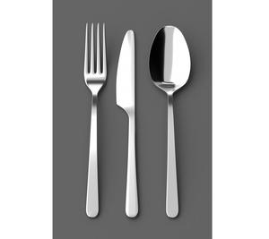 Cubiertos de Acero Inoxidable con Acabado Plateado de Diseño de Lujo, Aptos para Lavavajillas, para Uso en el Hogar, Bodas y Fiestas, Juego de 3 - Product Image 1