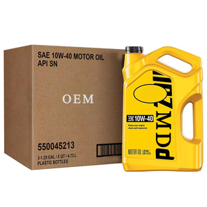 Vente en gros emballage personnalisé huile moteur sae 0w20 <span class=keywords><strong>10w40</strong></span> mélange entièrement synthétique cruche 5qt 1qt bouteille en plastique huile moteur de voiture - Product Image 4