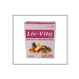 Gotas multivitamínicas y minerales de alta calidad Liv-Vita Sistema inmunológico natural que mejora la gota de multivitaminas para niños - Product Image 2