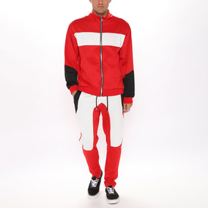 Custom logo 100% Polyester <b>Wind</b>-<b>Breaker</b> for Men Custom 2Pc Zipper & Jogger Set Mens Sweatsuit Set Tracksuit With Custom Logo - Product Image 1