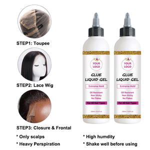 Wholesale Liquid Clear Wig <b>Adhesive</b> Hair Lace Glue Gel Custom Logo with Low MOQ - Product Image 5