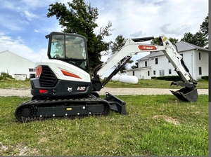 Gran oferta, excavadora de marca Original E50, Mini excavadora, máquina de movimiento de tierra con cabina cerrada, hidráulica auxiliar - Product Image 4