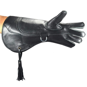 Guantes de Cetrería al por Mayor, Duraderos, Impermeables, Transpirables, de Cuero Natural Multicapa, para Caza con Halcones - Product Image 2