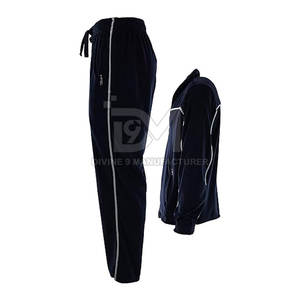 Chándal de terciopelo informal a la moda para hombre Diseño único Venta al por mayor Chándal de terciopelo de invierno para hombre - Product Image 3