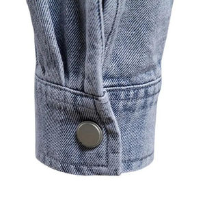 Nouvelle arrivée, meilleur prix, qualité durable, bonne matière, veste en jean personnalisée, imperméable, respirante, pour homme - Product Image 2