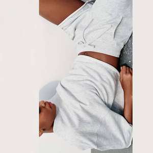 Vêtements pour femmes Ensembles pour femmes Tenues d'été 2 pièces Ensemble short Haut à manches courtes Short taille haute Ensembles pour femmes 100% coton - Product Image 5