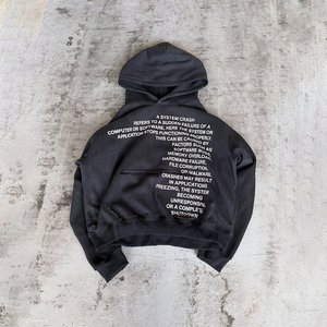 Ensemble 2 pièces pantalon de survêtement ample surdimensionné avec impression de lettres pour hommes et femmes streetwear gothique à la mode haut tendance - Product Image 3