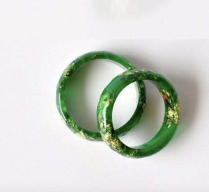 Brazalete Vintage de Resina Grande, Pulsera de Moda, Hexágono Ensanchado, Joyería Bohemia, Regalo para Unisex, Aniversario y Boda, Multicolores - Product Image 3