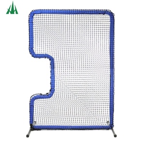 Filet <span class=keywords><strong>de</strong></span> frappe portable 7x4ft pour entraînement <span class=keywords><strong>de</strong></span> baseball avec zone <span class=keywords><strong>de</strong></span> frappe, style but <span class=keywords><strong>de</strong></span> football, écran <span class=keywords><strong>de</strong></span> protection en C pour le lancer - Product Image 2