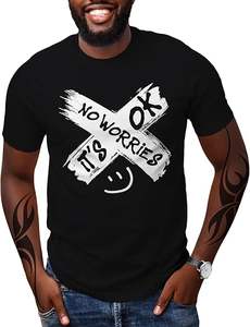 <b>100</b>% Cotton Loose Fit T-Shirt for Men Casual Plain Short Sleeve Tee Comfortable Breathable Summer Wear - Product Image 5