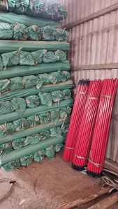 Venta al por Mayor de Fábrica, Palo de Escoba de Madera Recubierto de PVC Ecológico de 120 cm con Cabezal de Escoba de Plástico Duradero - Product Image 3