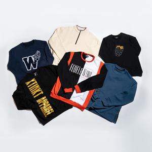 Impresión personalizada de invierno de gran tamaño pulóver Casual hombres cuello redondo 100% algodón a granel de talla grande de los hombres personalizados impreso 100% algodón - Product Image 4