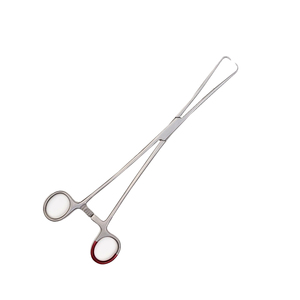 Pinzas de tenáculo uterino Schroeder, pinzas de agarre cervical de acero alemán recto de 10 pulgadas para cirugía - Product Image 2