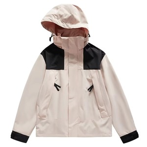 Vêtements de randonnée pour hommes et femmes, veste imperméable coupe-vent respirante, veste légère en polyester pour couple, veste de montagne - Product Image 5