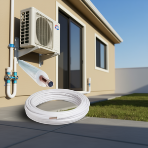 Rollo de 15 m de Tubería de Cobre Aislada y Recubierta de 1/4 para Aire Acondicionado - Product Image 3