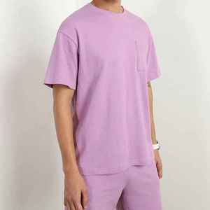2026 Custom Men Short Sleeve T-Shirt and Shorts 2 Piece <b>Twin</b> <b>Set</b> Men's Short <b>Set</b> - Product Image 3