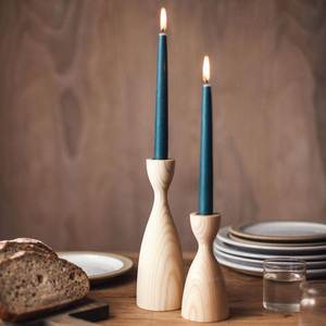 Bougeoir en bois fait à la main de qualité supérieure décoratif pour la maison écologique bas prix pour une décoration de qualité supérieure - Product Image 1