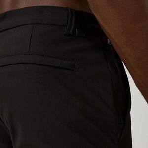 Men's Casual Fashion 2025 High Quality Regular Fit Cotton Stretch Pleated <b>Fleece</b> <b>Trousers</b> Canvas Elastic Waist Breathable - Product Image 6