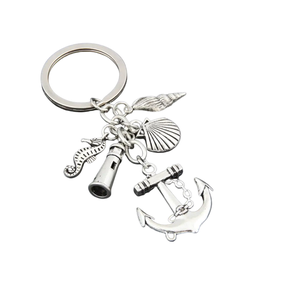 Moda logotipo personalizado Metal náutico llavero fábrica al por mayor personalizado corona llavero marca recuerdos y regalos - Product Image 2