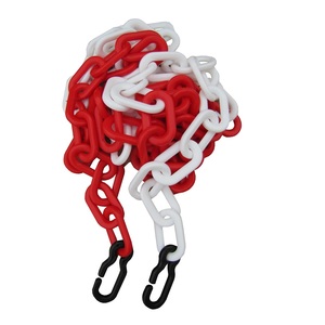 Catena in plastica 9 mm, lunghezza del fascio 3 m, rosso/bianco - Product Image 1