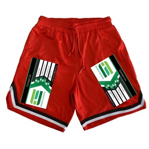 Pantalones Cortos de Baloncesto para Hombre, Logotipo Personalizado, Bordado de Parches, Secado Rápido, Malla, con Bolsillos, Solo Pantalones Cortos de Baloncesto - Product Image 5