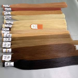 Grado superior 100% Remy Hair Bulk Extensiones de cabello humano de doble estiramiento Pedidos personalizables por nuestra fábrica vietnamita - Product Image 5