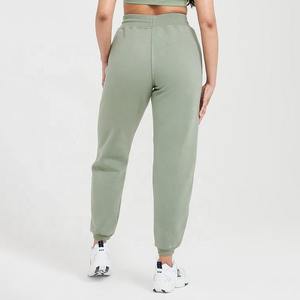 Pantalon de jogging en polaire pour femme, intérieur brossé doux, taille élastique, coupe décontractée et confortable, bas fuselé pour le loungewear - Product Image 2