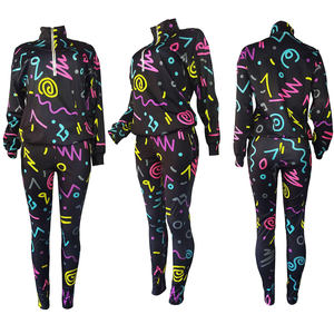 Chándales de impresión por sublimación para mujer con estilo nuevo y de alta calidad, chándales de moda para mujer con impresión de diseño personalizado - Product Image 5