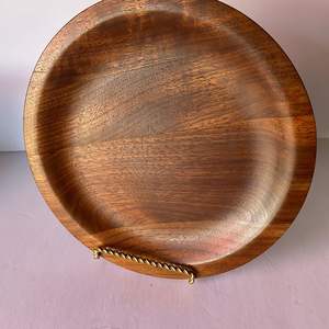 Assiette en bois naturel pour une utilisation écologique en cuisine et le service de nourriture Spécial Noël - Product Image 6