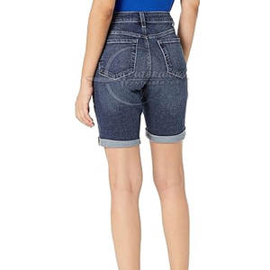 Pantalones cortos vaqueros cómodos para mujer Precio al por mayor Pantalones cortos vaqueros para mujer Pantalones cortos vaqueros ligeros para mujer - Product Image 2