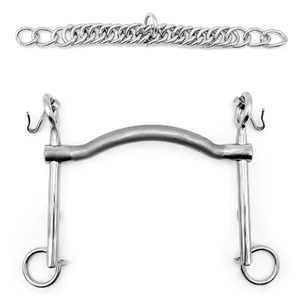 Bocados de Acero Inoxidable de Alta Calidad, Reutilizables, Personalizables y Cómodos, con Anillos Sueltos, para Montar a Caballo - Product Image 1