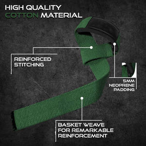 Heavy Duty Weightlifting Strap with Padded <b>Wrist</b> <b>Support</b> Non Slip Lifting Strap Deadlift Powerlifting <b>Gym</b> Fitness Accessories - Product Image 3