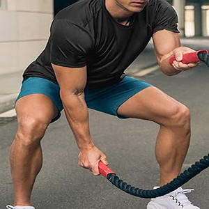 T-shirt à manches courtes à col rond décontracté pour homme, imprimé sur mesure, de grande taille, à épaules tombantes, de haute qualité, téléchargé par Dress Sports - Product Image 3