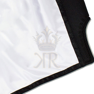 กางเกง MMA ผ้าโพลีเอสเตอร์สำหรับฝึกซ้อมมวยไทยกางเกงขาสั้นสำหรับชกมวย MMA สำหรับต่อสู้กางเกงกีฬาต่อสู้แบบรับจ้างผลิต100% ล่าสุด - Product Image 4