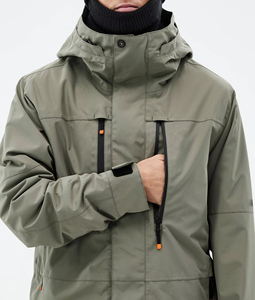 Traje de esquí de invierno para mujer, ajustado, de una pieza, con capucha y cremallera, grueso, cálido, impermeable, chaqueta deportiva para exteriores, conjunto de ropa deportiva - Product Image 5