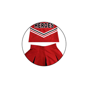 Uniformes de Animadoras al por Mayor, Conjuntos de Top y Pantalones Cortos Estampados para Niñas, Uniformes de Animadoras Personalizados, Gran Venta - Product Image 4