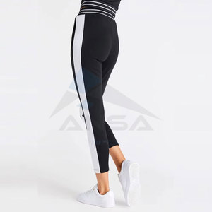 Pantalons évasés décontractés pour femmes sur mesure avec décoration élastique Toile à devant plat Hiver Respirant Confortable Pantalons de survêtement doux - Product Image 5