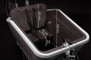 Bicicleta Híbrida Cube Cargo Dual Hybrid 1000, Enviolo Cargo 1000 Wh 20/27.5'' Flash White, MÁS VENDIDA - Product Image 3