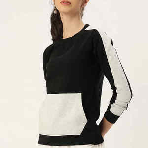 Sweat à capuche surdimensionné personnalisé à manches longues pour femme en molleton de coton imprimé et brodé, écologique, grandes tailles, hiver - Product Image 2
